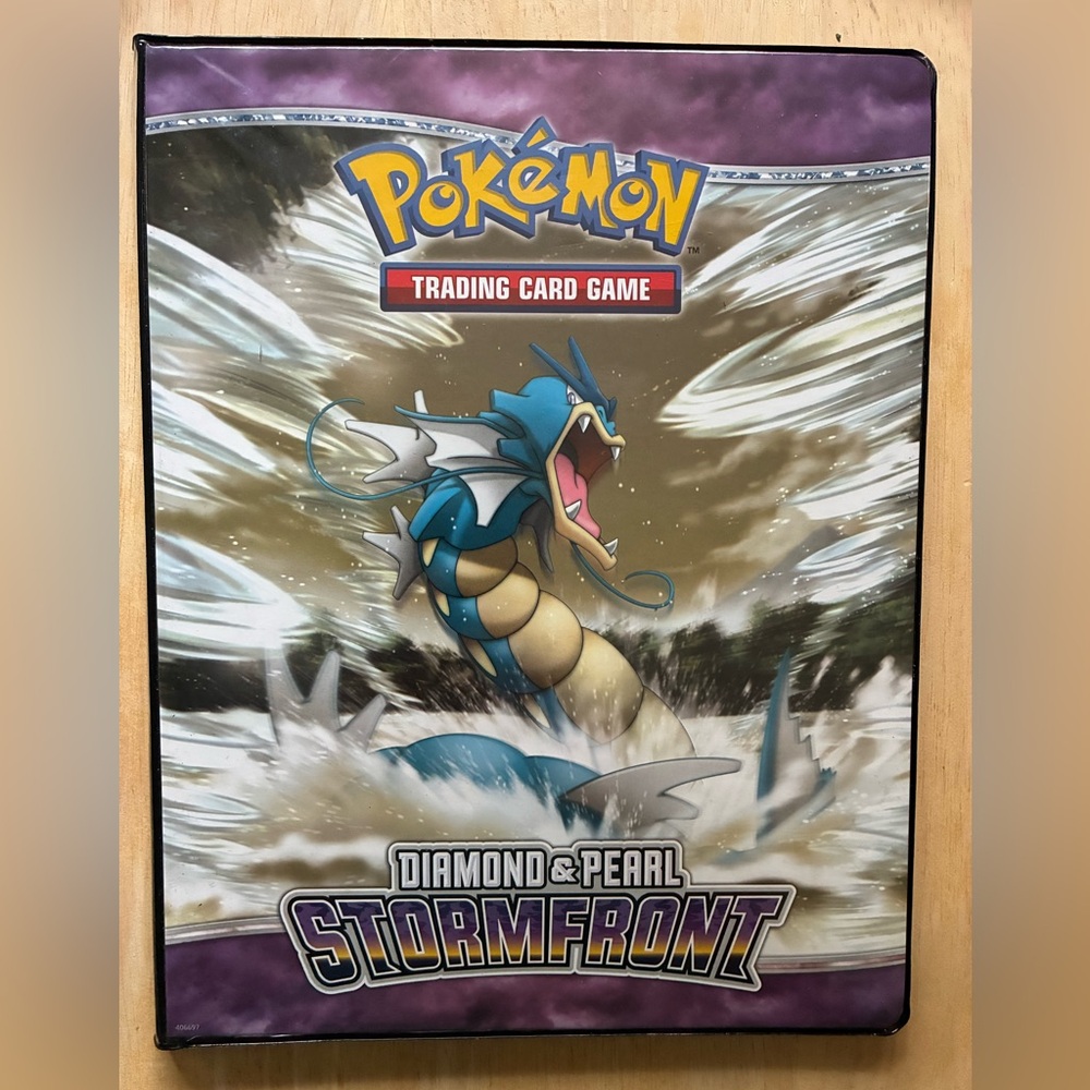 Vintage Ultra-Pro Pokemon Diamond & Pearl Stormfront Card Binder #82307